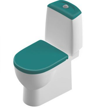 Унитаз-компакт Best Color Sea SL DM белый