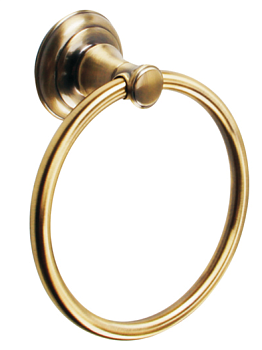 Полотенцедержатель кольцо OUTE TG2406 матовая бронза(80)