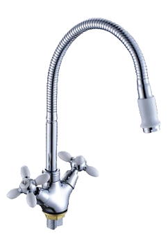 Елочка R6013F-8 Rainsberg 1/2 м/к гибк.гайка белый/хром