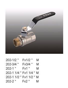 Кран шар FRAP  1/2 р г/ш F202.04 20/120