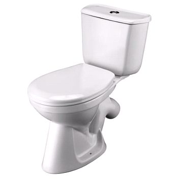 Унитаз-компакт Бриз (эконом: 1-реж. полипроп)