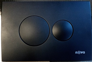 7317 Кнопка к инсталляции круглая, черная