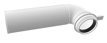 7408 Труба подачи воды в унитаз 45/90 для инсталляции