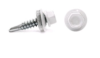 Саморезы кров.4,8х29, сверло RAL 9003 сигнальный белый