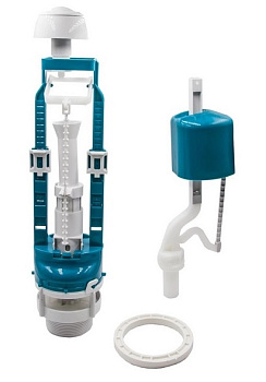 ИНКОЭР Арматура к смыв.бачку (Кноп бел нижний подвод) D40 (И-СБкпм-НпрНРФ-Б-В) 2-3-1-4 (1/20)