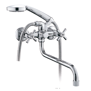 R22118-7 Frud смесит. ванна 1/2 м/к белый