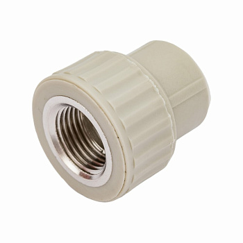 Муфта комб. вн. рез 20*1/2 Valfex серый (30/150)