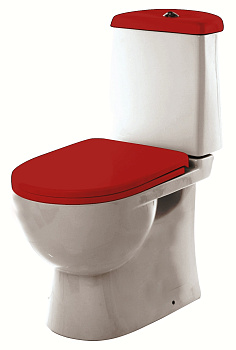 Унитаз-компакт Best Color Red SL DM белый
