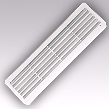 Вент.решетка 4513ДП дверная коричневая