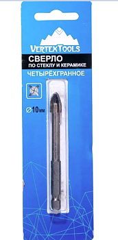 Сверло по керамике и стеклу четырехгранное 8мм 335-04-08