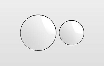 7310 Кнопка к инсталяции  круглая, белая, из пвх (1/1)