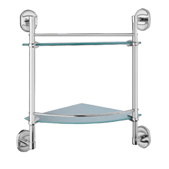 Полка угловая стекло 2-ярусная OUTE TG1118-2 (1/10)