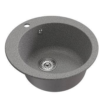 Мойка ML-GM13 круглая, темно-серая (309), 495мм NEW