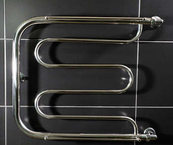 Полотенцесушитель EVK МП-образный 1" 600 х 500 (С ПОЛКАМИ)