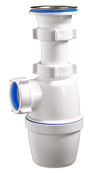 Сифон 1 1/2"х40 нерж D-70мм, ОРИО А-4003 (1/55)