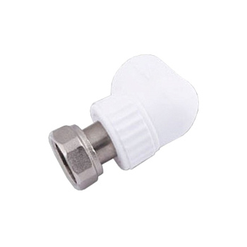 Угольник нак/гайк 32*1" Valfex белый (12/48)