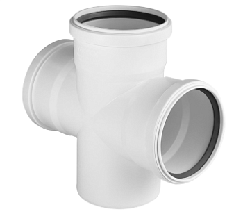 Крестовина PRIME 110/50/50х87° для вн. малошумной канализ. (35) VALFEX