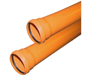 Труба НПВХ SN4 200*4,9*4000 рыжая