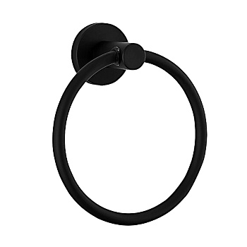 F30204 полотенцедержатель кольцо черный