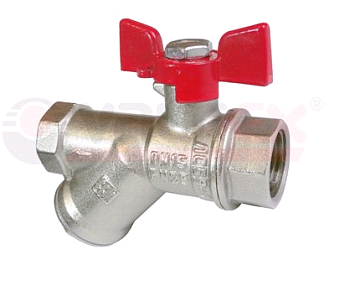 Кран-ФИЛЬТР шар. никель 1/2" бгг PREMIUM Valfex (48/12)