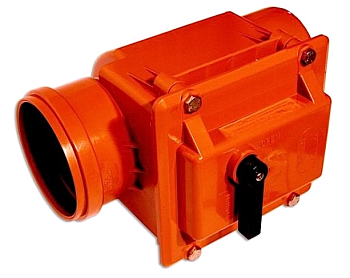 Клапан обратн. ПП Ø160 рыжий