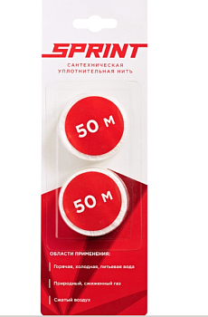 Нить уплотн. Sprint, набор катушек 2*50м. блистер (1/15)