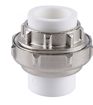 Муфта разъемная 32*32 Valfex белый (10/60)