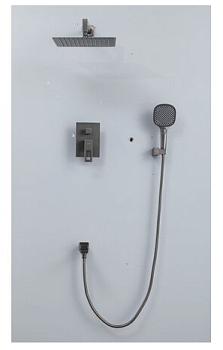 G7117-9 Gappo смесит. ванна встр.с 3-функциями оруж.сталь