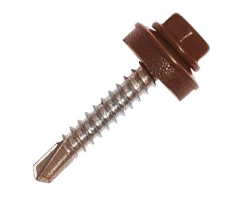 Саморезы кров.4,8х50/51, сверло RAL 8017 шоколадный кори