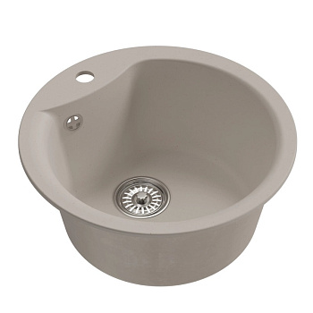 Мойка ML-GM12 круглая, белая (331), 480мм NEW