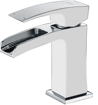 G1007-30 Gappo тюльпан 35 мм на гайке белый/хром