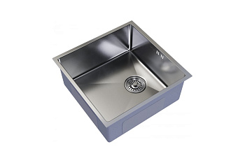 Мойка подст.монтаж 50х50 (3,0) вып 3 1/2 MIXLINE PRO 20см с сифоном (сатин)