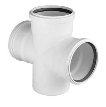 Крестовина PRIME 110/50/50х45° для вн. малошумной канализ. (30) VALFEX