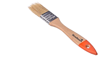 Кисть плоская "Бейсик" нат. щетина 1" (25мм) HEADMAN