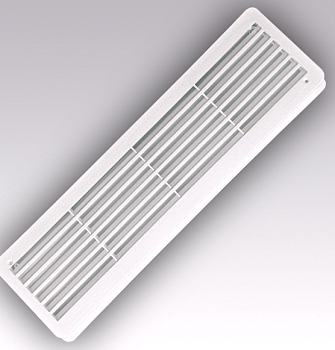 Вент.решетка 4513ДП дверная белая