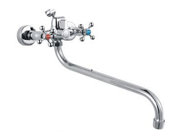 Ванна R5083F Rainsberg 1/2 м/к S-нос 35см хром (1/10)