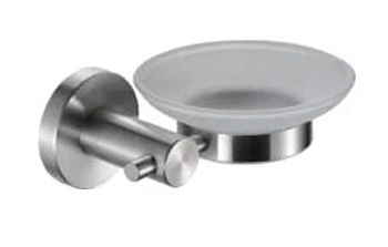 F30102 мыльница настенная сатин стекло