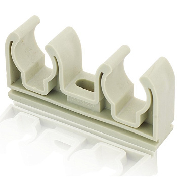 Опора ДВОЙНАЯ ду 20/22 Valfex серый (150/600)