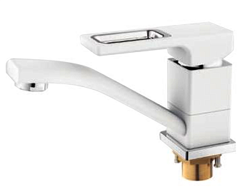 G4517-8 Gappo елочка 35 мм на гайке белый/хром(1/1)