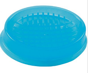 Мыльница настольная OUTE TL74 пластик синяя