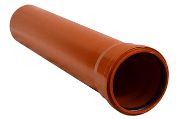 Труба НПВХ SN4 250*6,2*3000 рыжая