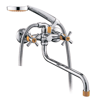 R22118-9 Frud смесит. ванна 1/2 м/к желтый