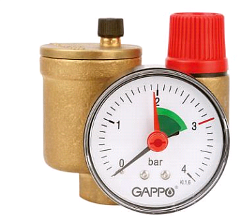 Группа безопас. 1" 3 бар GAPPO G1453 (1/20)