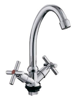 R40112 Frud елочка 1/2 м/к на гайке хром (1/2) БЕЗ ПОДВОДКИ