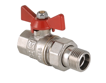 Кран АМЕРИКАНКА шар 1/2" баб VALTEC  VT.227.N.04