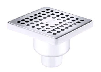 5036 - Трап сантехнический нерж. 15*15, нижний,50 (1/40)