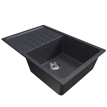 Мойка ML-GM19 с крылом, антрацит (343), 750*500*200 NEW