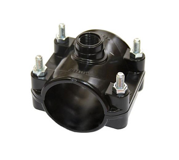 Седелка ПЭ с вн.труб.резьбой 110 - 1/2" (обж.) ТПК-АКВА (1/36)