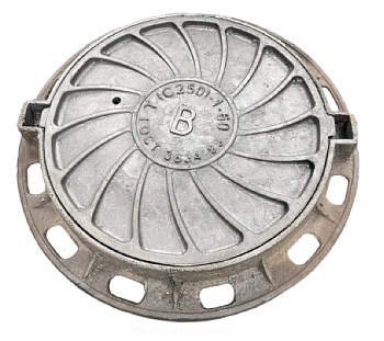 Люк чуг.Т (С250)-1-60 2-ушк. нагр.250кН 98кг