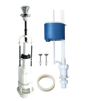 Арматура "УКЛАД" к смыв.бачку (метал шток нижний подвод) (А110.57.14.3/АБ67.57.14.3) (1/25)